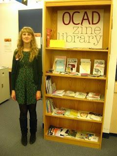 OCAD U ZINE LIBRARY Started in 2007 by student employee Alicia Nauta To date there are 2262 zines in the collection The catalog for the collection is