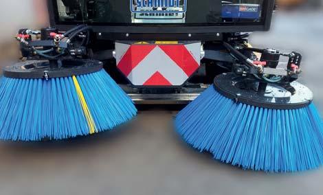Schmidt Swingo Sweeping Technology The Schmidt Swingo 200 + is equipped with a flexibly adjustable sweeping system that guarantees reliable sweeping results in any situation.