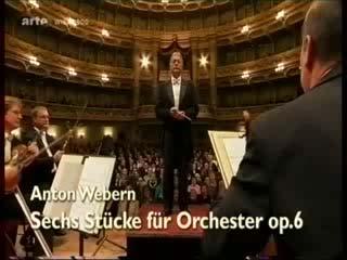 Anton Webern 3 Last from Webern is his Six Pieces for Orchestra, Op 6 conducted by master