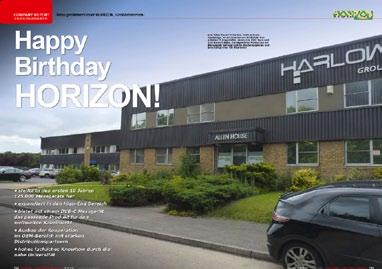 After 10 successful years you ll find HORIZON signal analyzers in larger countries not under the HORI- ZON brand name but rather under the name of the corresponding distributor.