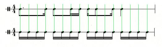 28 CHAPTER 6. INTRODUCTION TO SUBDIVISIONS IN SIMPLE METERS Figure 6.