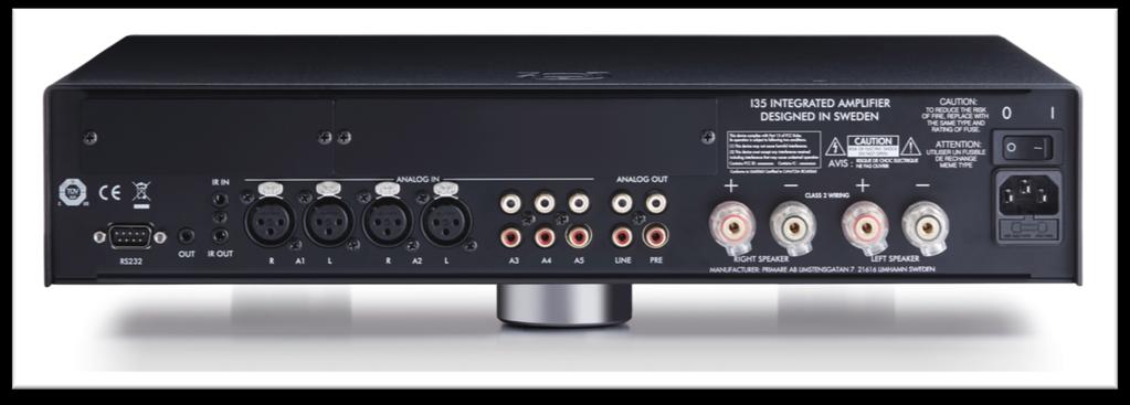 Digital to Analog Conversion (DAC) Technology In order to allow for playback of virtually any digital source with absolute accuracy and musicality, the I35 Prisma s refined DAC stage recreates