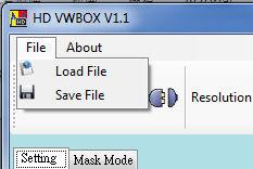 Select Load File to retrieve the settings from a saved file and apply those settings to the video wall controller.