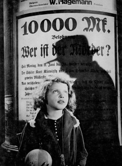 The sounds coming from the street Fritz Lang, M (1931) [M -