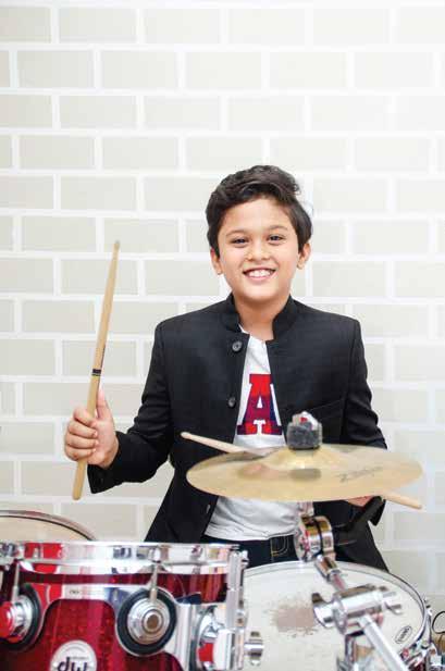 Steven Samuel Drums 15 JULY SUNDAY 6.45 pm Steven, is one of the youngest students in the world to complete the Grade-8 drums exam from the Trinity College of London with a record distinction.
