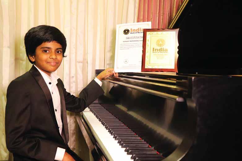 A versatile musician and singer, Amirtha Varshini started piano at the age of two, and has also been