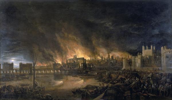 Background to the Fire of London Introduction On 2 September 1666 a disastrous fire broke out in the house of Thomas Faryner, a baker in Pudding Lane, near London Bridge.