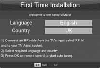 6) After tuning the following screen will appear. If you are missing channels, the reason for this is likely to be signal strength, you should consider connecting signal booster and re-tuning the TV.