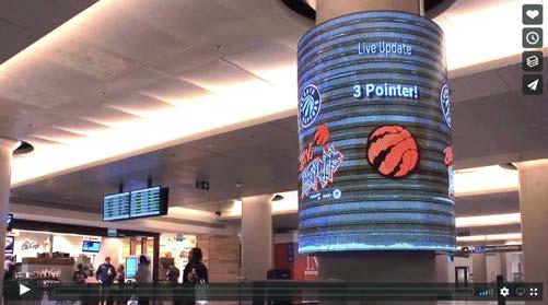 EXAMPLE OF MONETIZATION Live during NBA Playoffs for Toronto Raptors OUR PARTNERS OUR PROJECT MLSE Clear Channel Canada (Branded Cities) Gridcast Media (ICON) Dot2Dot Communication Union