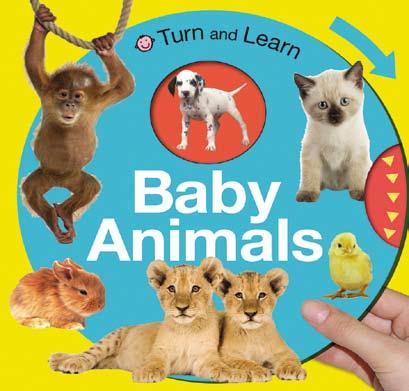 New Titles For Fall A Turn and Learn Book Children will love learning about baby animals in this new series of