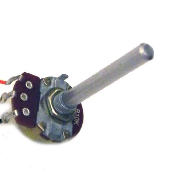 Potentiometers Solder the wires to your pots.