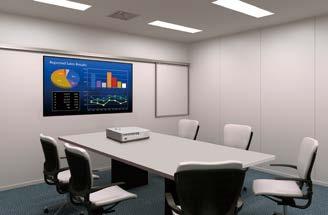 By managing the meeting time, the projector can also enhance all participants awareness of the passage of time and help