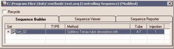 Sequence Builder Sequence Viewer Sequence Reporter Builds an automated sequence Presents a visual representation of the sequence and its progress in real time Presents a complete history of a