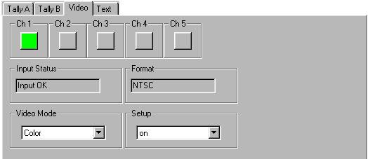 In Shadow Text mode, the tally rectangle will exactly track the size and position of the Source ID text overlay. B Tally Color - select the color of the tally box.