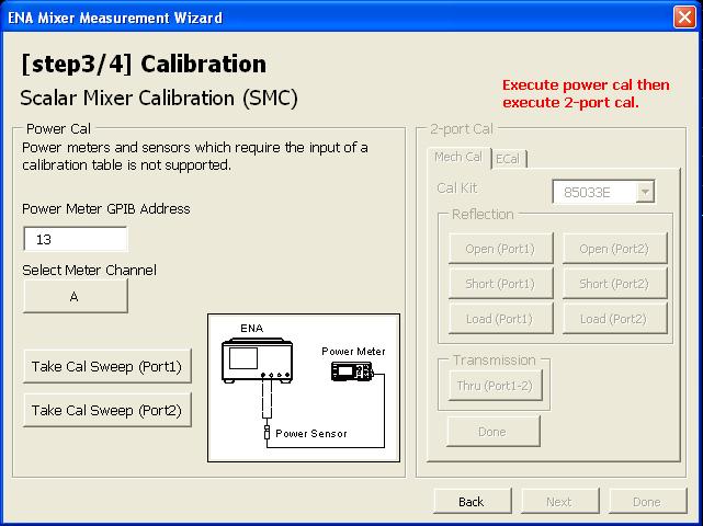 [Step3/4] Calibration type selection Select calibration type.
