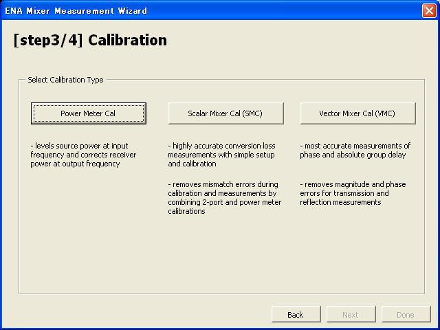 Then, execute receiver calibration with Take Cal Sweep button in the Receiver Cal box.