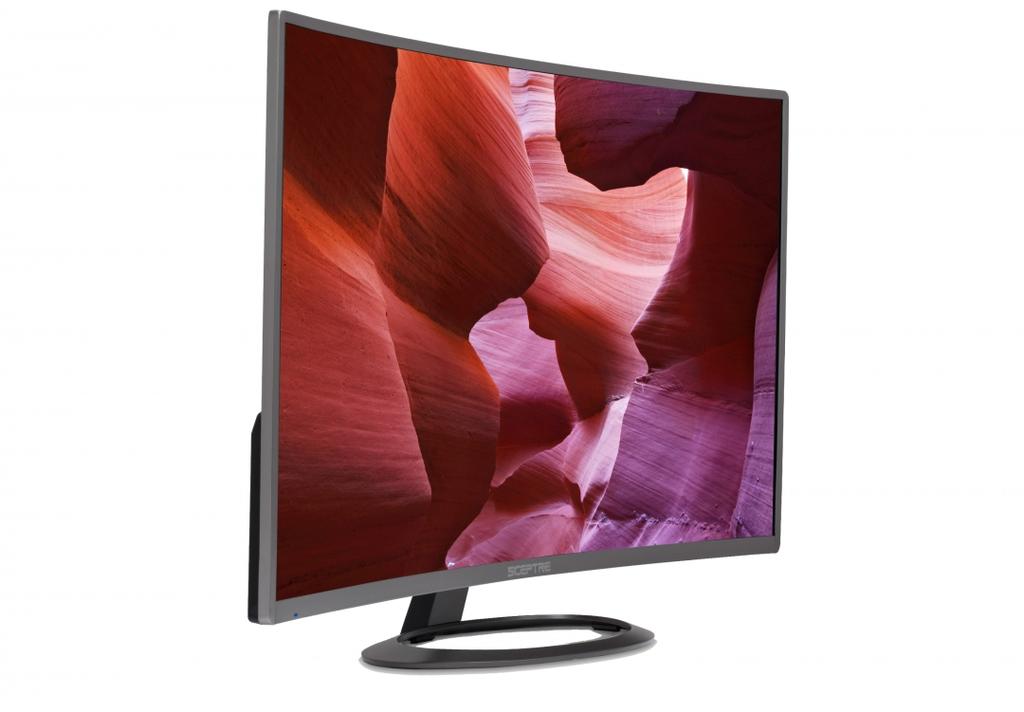 C325W-1920R Overview With the C325W-1920R, a revolutionary curved display with a leading 1800R screen curvature delivers images that appear to wrap around you, providing an in-depth, immersive