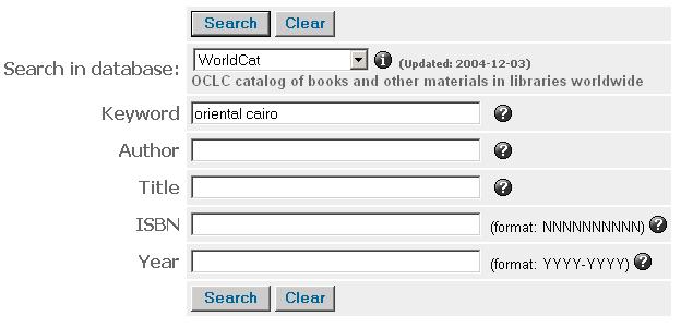 Connexions module: m12525 4 Figure 3: Searching WorldCat Select the full record for your search result.