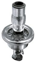 Easy installation of nozzles of 1/2 or 1 to circular ring lights to threaded central hole.