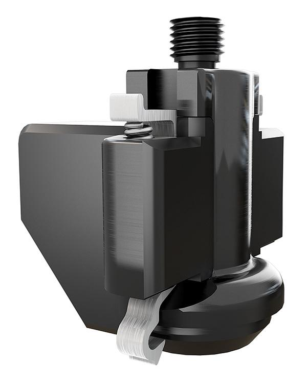 The dummy microscope has an M3 connector and can be connected to a CM3 optical patch cord.