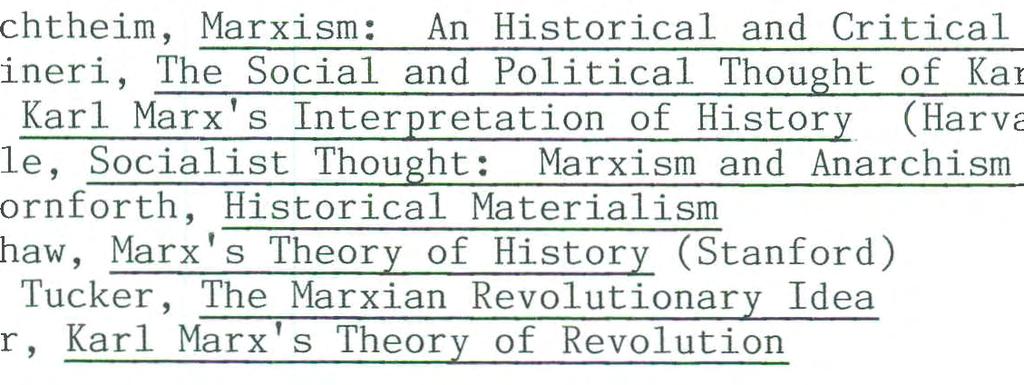 xix-xxxviii. Marx and Engles, Manifesto of the Communist Party, Marx-Engles Reader, pp. 469-500. Robert C. Tucker, The Marxian Revolutionary Idea, Ch. 1.