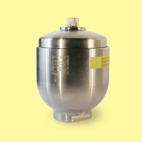 PVC Relief safety valve setting pressure: max 10 kg/cm2 (145 Psi). For higher setting pressures consult our technical dept.