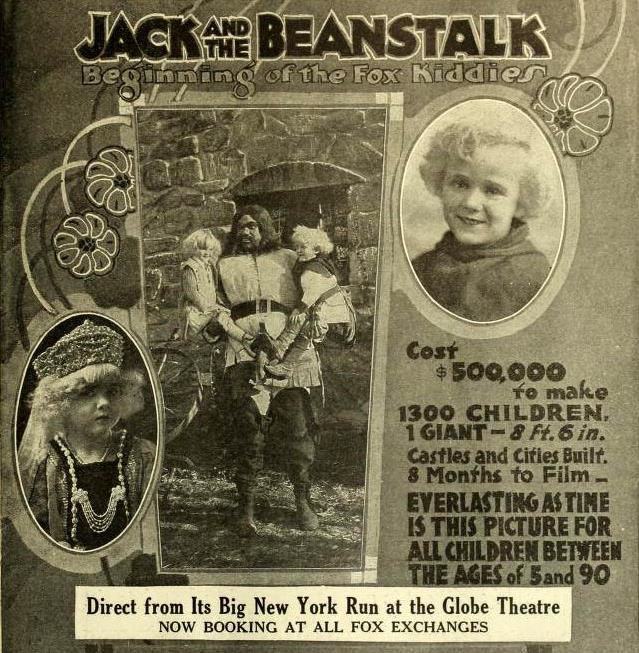 The movie was a big production in 1917. The movie included the tallest man in the world, Jim Tarver, and a cast of children to represent the townspeople.