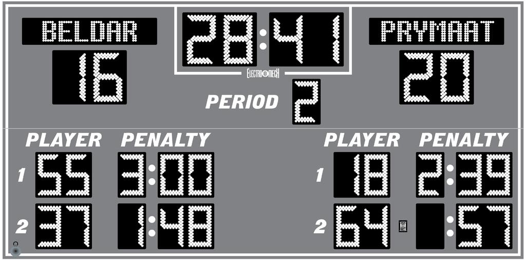 Model LX7740 Owner's Manual Outdoor Lacrosse / Hockey Scoreboard The purpose of this manual is to explain how to install and maintain the Electro-Mech Model LX7740 Outdoor Lacrosse / Hockey