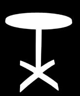 //TABLES Coloured Cafe Table (CCT) Replica