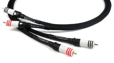 Chord Signature length/qty Signature Analogue RCA (incl. tonearm cable) Hi-Fi World award winner 2014. Separately shielded, silver-plated conductors.