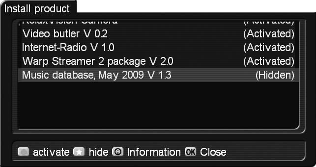 10 Chapter 2 (hidden): this product and the corresponding effects/fonts are not displayed in the Bogart SE software list. This can be used to hide demos once they have been previewed.