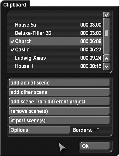 Bogart SE 4 User manual 39 Slow motion Slow motion creates a scene that is a copy of the original but which runs more slowly. You can specify the delay factor with a slider.