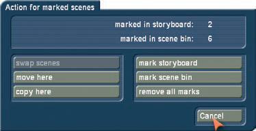 Bogart SE 4 User manual 43 Exporting scenes: The currently selected scene can be directly exported as an AVI file.