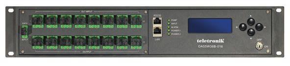 OT/OA OPTICAL PLATFORMS FTTx EDFA Each output optical port is with built-in high performance CWDM, single fiber three wavelengths, which can save optical fiber resources largely (only OA55Wxx series).