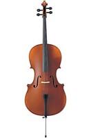 Cello The cello is the second largest instrument in the string family. The body of the cello is about the same size as a person and is capable of performing very rich, low, and deep musical passages.