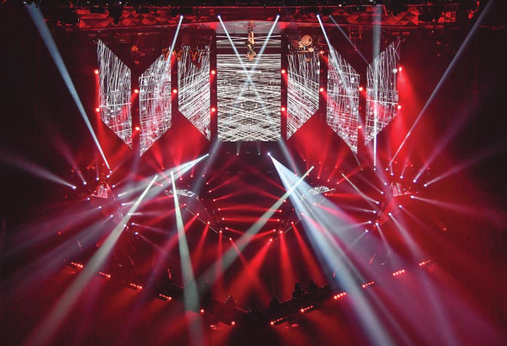 CONCERTS Carter s lighting rig in the air is based on triangles, with Ayrton MagicDot-Rs as eye candy. Heart chapter, which reveals the star s emotional side.