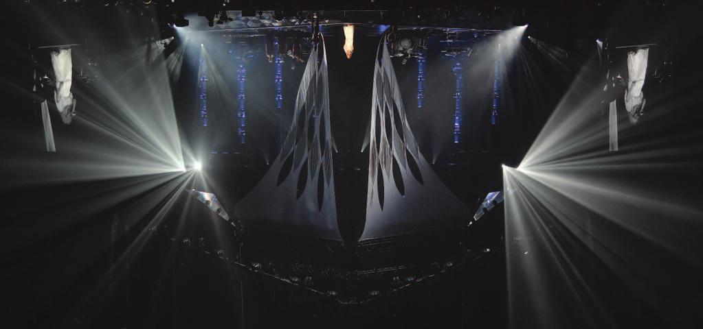 CONCERTS Fabric, created by ShowTex, adds a bit of theatrical flair to the production.