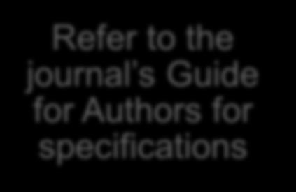 journal s Guide for Authors for