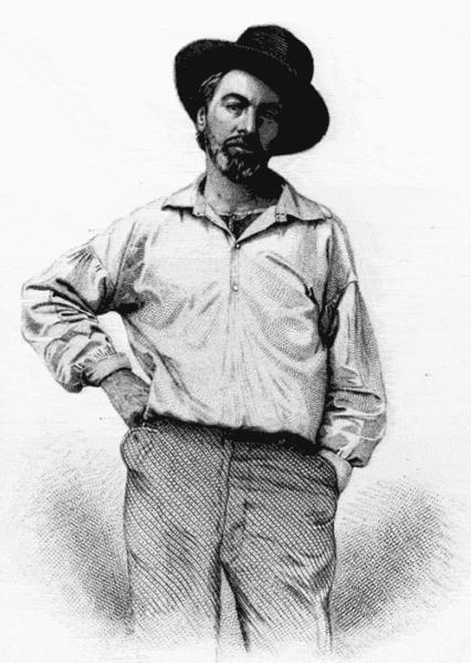 Walt Whitman. 1849. Prints and Photographs Division, Library of Congress. Walt Whitman (age 37).