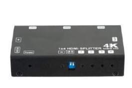 SPLITTER HDMI-SP102 1 in 2 Out Splitter: with EDID, compliant HDCP Simultaneously displays an UItra Hi-Def