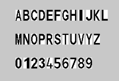 www.ijcsi.org 422 must be equal-sized with the database characters. Here the Characters are fit to 36 18. The extracted characters cut from plate and the characters on database are now equalsized.
