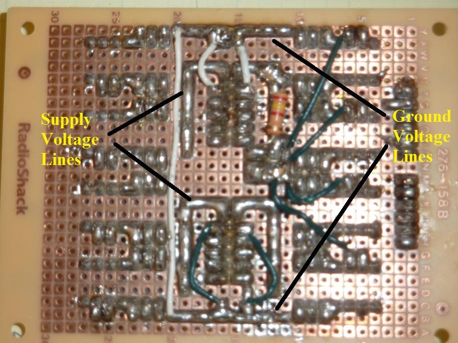 Figure 14: Bottom of Encoder MUX Array Figure 5 shows the layout of the bottom of the board.