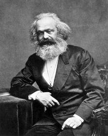 Karl Marx A German intellectual who lived in the mid-1800s. Believed societies are divided into two groups: a working class and an owner class.