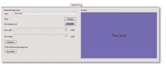 INSERT SIMPLE TEXT EASILY Use Quick Text to type in simple text Quick Text is MultiLogo s simple text insertion feature.