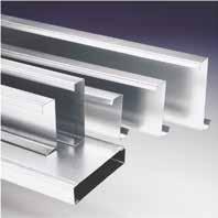 Lindab furnizează profile cu pereți subțiri formate la rece Z, C, U și CI folosind ca materie primă clasa de oțel S350GD+Z275, înălțimi de la 100 mm la 350 mm și grosimi între