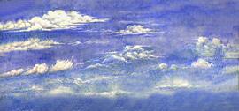 Sky & Clouds Thin cirrus clouds on a blue background. 43 x 20-41 lbs 104-B. Brick Wall Brick wall painted on muslin. 43 x 21-39 lbs 104-E.