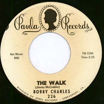 WALK, THE (1964) (Jimmy McCracklin) Alternate stereo mix issued 2000 on WALKING TO NEW ORLEANS THE PAULA AND JEWEL RECORDINGS 1964-1965 but originally issued in mono in 1965 as Paula 226 c/w Worrying