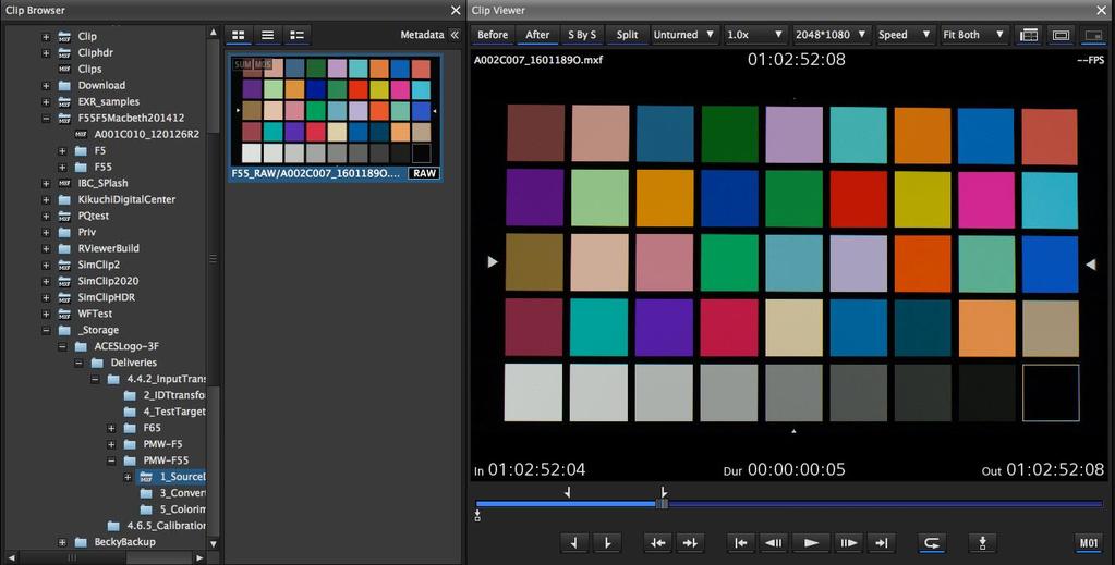 RAW Viewer 1. How to export ACES container 1. Latest software can be downloaded by following web page. http://www.sonycreativesoftware.
