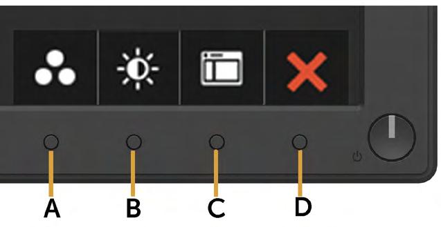 Front-Panel Keys A B C D Preset modes Brightness /Contrast Menu Exit Front-Panel Keys Description Use the Preset modes