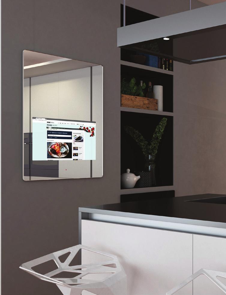 Modular System com-patible with any appli-cation. Smart Android-base platform. 7 optical process mirror base contructs electronic grade ultra clear glass. Core Technology MPS tech.